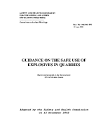 Guidance on the Safe Use of Explosives in Quarries front page preview
              